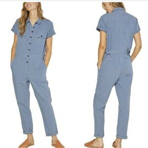 Outerknown Gray Utility Jumpsuit with Tailored Fit